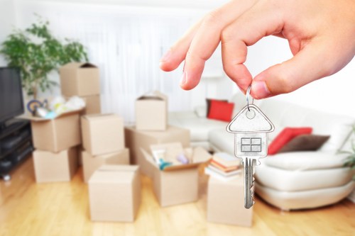 House movers preparing a residential move in Paddington