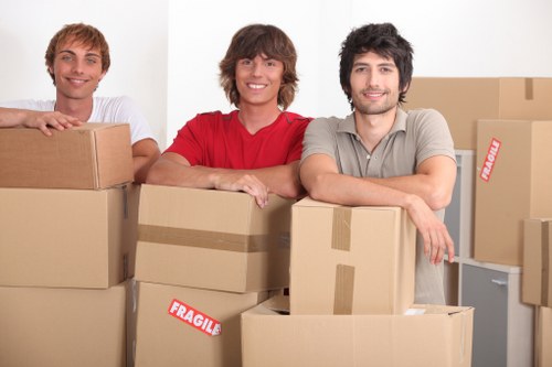 Local removals team handling a residential move in Paddington