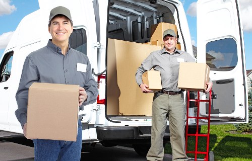 Packing and loading preparation for a Paddington van move